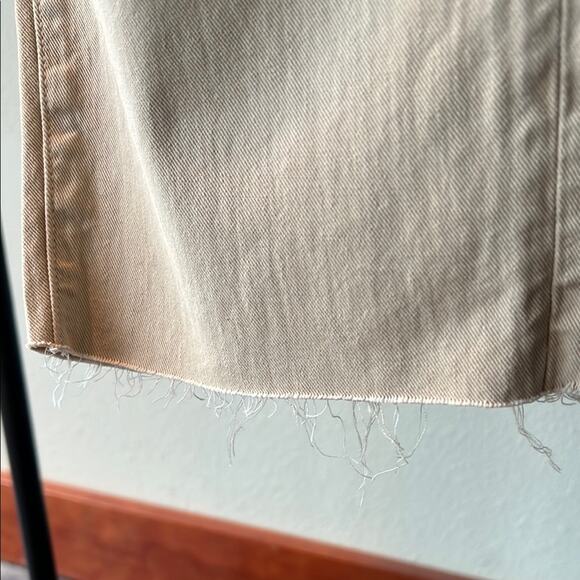 NWOT. Veronica Beard Blake Raw Edge 100% Cotten Utility Pants - Picture 4 of 8